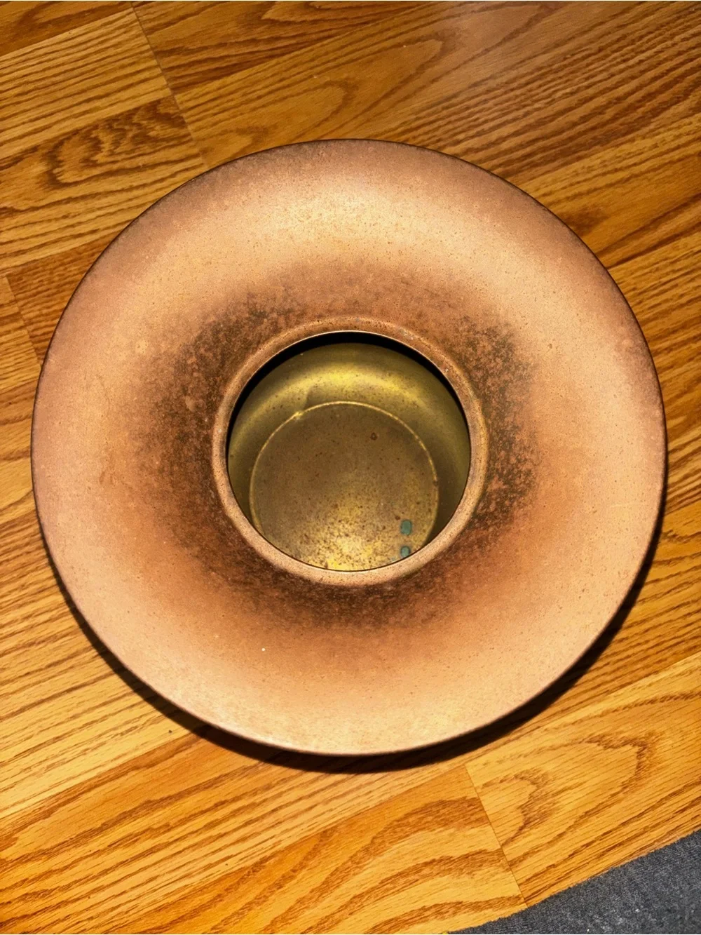 Vintage brass spittoon vintage brass